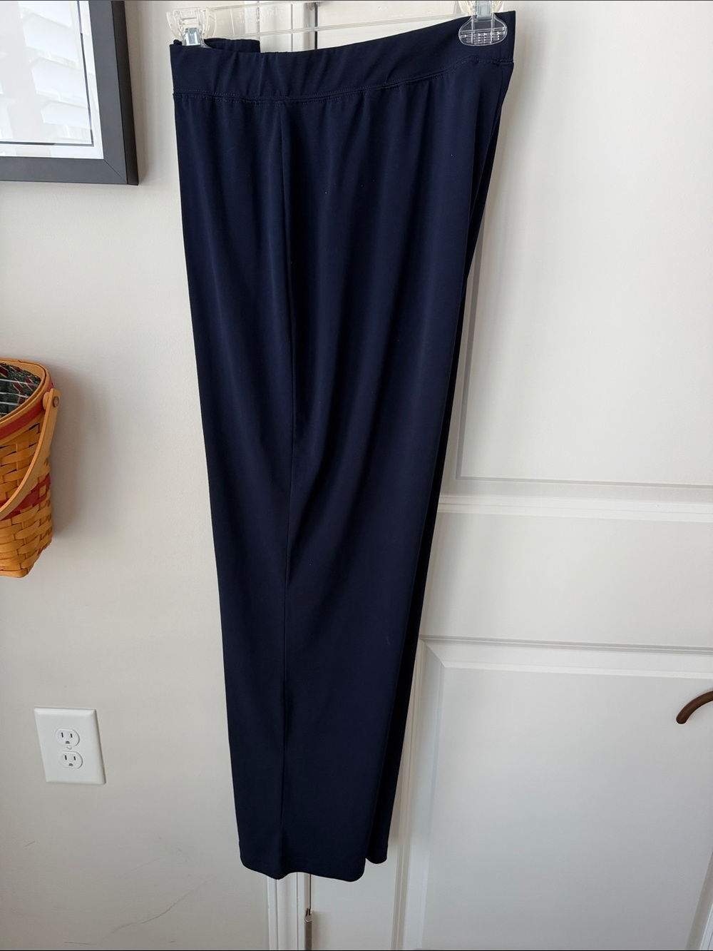 Susan Graver Navy Pull-On Dress Pants